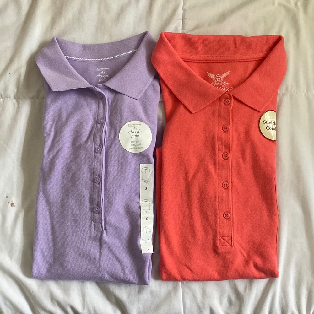 two brand new faded glory polos